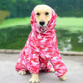 Waterproof Dog Raincoat Hoodie Jacket Rain Poncho Pet Rainwear Clothes Outdoor Golden Large Dogs Raincoat Pet Dog Clothing Coat