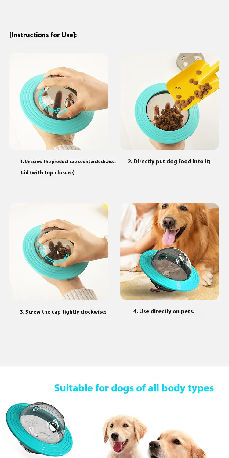 Flying Saucer Chew-Proof Dog Toy
