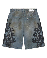 Vale Forever Lucky Charms Jorts Blue/Black