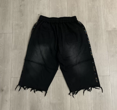 Vale Forever Valley Rhinestone Black Sweat Shorts